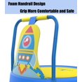 thumbnail image 3 of Mini trampolín LANGXUN con temática de cohete para niños de 6 meses a 4 años, 3 of 7