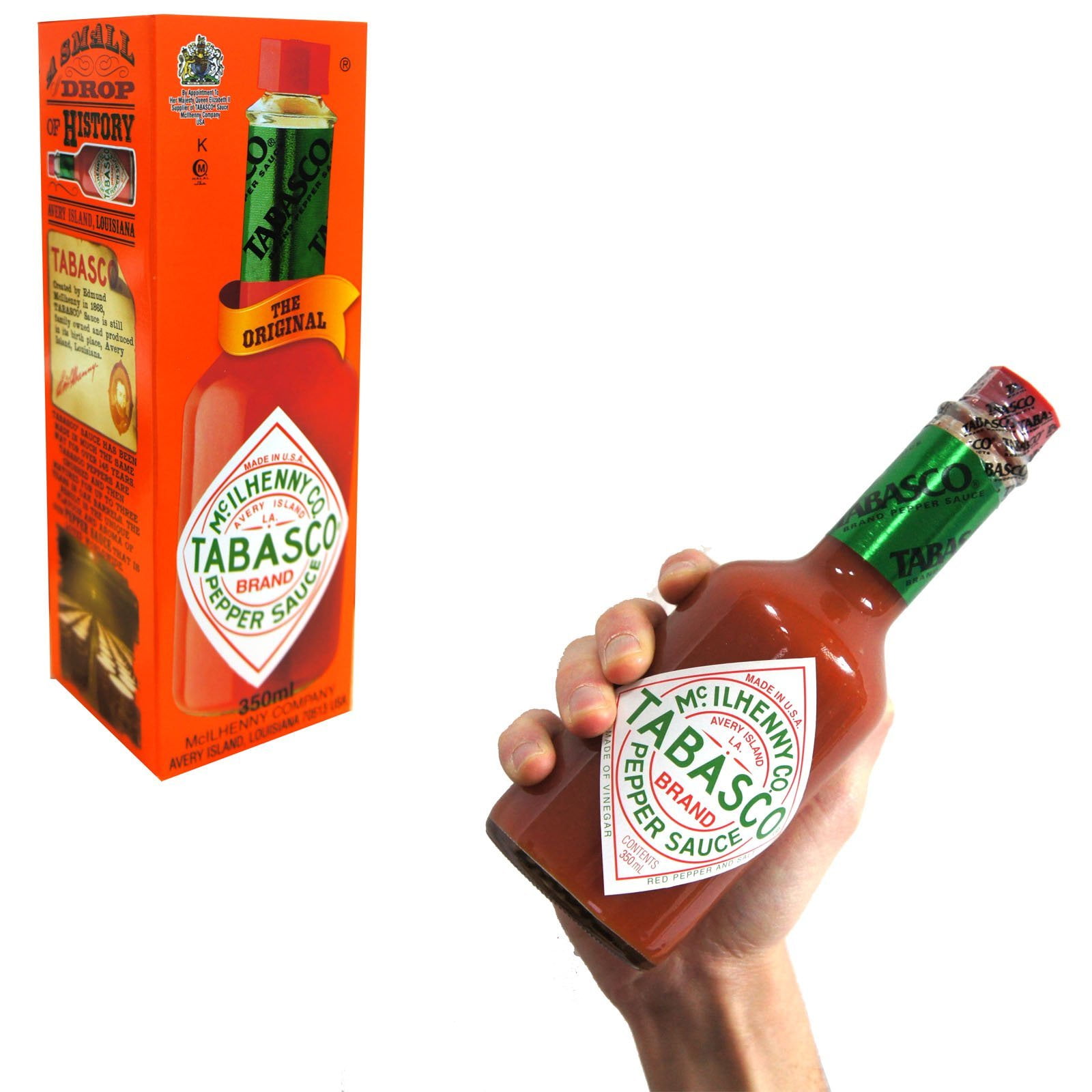 Tabasco Large 350Ml Bottle Of Original Sauce By Mcilhenny In Gift Box