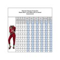 thumbnail image 2 of DYMADE Womens Plus Size Pajamas Sets Christmas Print Long Sleeve Stitching Top Pants Homewear Suit, 2 of 2