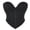 A1_Black, variant on VISALY Women Strapless Sweetheart Overbust Corset Boned Lace Up Waist Shaper Palin Vintage Slim Fit Crop Bustier Shapewear Going Out Bustier Cute Corset Tops for Party Halloween Cosplay Black L