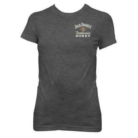 Jack Daniels Women's Tennessee Honey Short Sleeve T-Shirt - Grey
