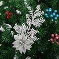 thumbnail image 2 of Clearance Sales Christmas Wreath Artificial Pine Wreath Berries Pinecones Flocked Cedar Twigs Grapevine Wreath With Pine Needles Spruce, Red, 2 of 5