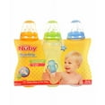thumbnail image 2 of Nuby 3-Pack Non-Drip Standard Neck Bottles (10 oz.) - lime/blue, one size, 2 of 2