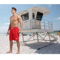 thumbnail image 4 of Adoretex Men's Guard Board Shorts Swim Trunks with Mesh Liner, Designed for Guard Uniform Swimwear (MG001) - Black - X-Large, 4 of 4