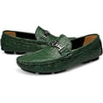 thumbnail image 1 of Xishao Zapatos Vestir Los Mocasines Clásicos de Oxford para Hombre Moda Excelente Suave Piel Cocodrilo Barco Mocasín Resbalón en Los Conducción Xishao ropa, 1 of 2