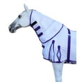 thumbnail image 3 of 72" Horse Summer Mesh Scrim Sheet Full Neck FlySheet Bellyband Purple 73102, 3 of 5