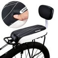 thumbnail image 1 of EIMELI Bicycle Rear Seat Cycling MTB Bike PU Leather Soft Cushion Rear Rack Seat Children Carrier with Back Rest, 1 of 9