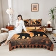 thumbnail image 4 of Homewish Wildlife Bear Bedding Comforter Set 2pcs for Kids Teens,Jungle Animal Twin Comforter Sets Microfiber,Moutain Jungle Breathable Bedding Set,Super Cozy Room Decor,Reversible, 4 of 8