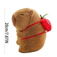 thumbnail image 4 of Cute Capybara Plush Toy Pillow Adorable Capybara Stuffed Animal for Kids and Adults 9.8inch Soft and Squishy Capibara Plushie Pillow Doll Xmas Birthday Gift Pillow Bug Dolls 20cm/7.9Inch, 4 of 19