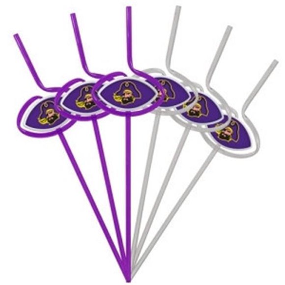 East Carolina Pirates Team Sipper Straws