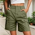 thumbnail image 4 of larppty Bermuda Shorts for Women Cargo 2026 Summer Casual High Waisted Shorts Outdoor Beach Vacation Clothes with 6 Pockets（AG， XL）, 4 of 7