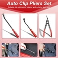 thumbnail image 3 of Mechanic Hook and Pick Tool Set & Car Trim Removal Kit with Fastener Clip Pliers Rivet Puller Magnetic Pickup Gasket Scraper NonScratch Plastic Pry Tools for Automotive Repair, 3 of 7