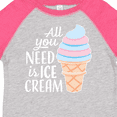 thumbnail image 4 of Inktastic All You Need is Ice Cream with Ice Cream Cone Boys or Girls Toddler T-Shirt, 4 of 5