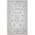 thumbnail image 6 of Toyoso 3x5 Area Rug Living Room Rugs - Machine Washable Traditional Floral Rug Non-Slip Classic Farmhouse Entryway Mat for Indoor Front Door, Kitchen, and Home Décor – Beige, 6 of 9