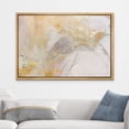 thumbnail image 2 of wall26 Framed Canvas Print Wall Art Gold Gray Paint Stroke Wave Collage Abstract Shapes Illustrations Minimal Decorative Contemporary Multicolor for Living Room, Bedroom, Office - 24"x36" N, 2 of 7