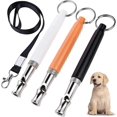 thumbnail image 1 of ZHAOCHENG Juego de 3 silbatos ultrasónicos profesionales para perros con cordón para entrenamiento y llamada, 1 of 5