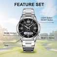 thumbnail image 3 of SKMEI Watches for Men Military Digital Watch Sports LED Waterproof Wristwatch Multifunctional Stainless Steel Mens Watch, 3 of 10