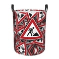 thumbnail image 1 of Laundry Basket Organizer Collapsible -Traffic Signs Dirty Clothes Hamper for Bathroom Kids Girls Boys Laundry Hamper Medium, 1 of 8