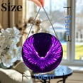 thumbnail image 3 of Shining Angel Wing Stained Glass Suncatcher Colored Handmade Window Hangings Glass Suncatcher Crafts Kits for Indoor Garden Christmas Decor and Memorial 16x16cm(2), 3 of 7