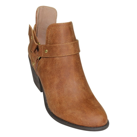 BOTIN CASUAL TACON MILAGROS MUJER COÑAC CINQUE 7972 LEON 7972p