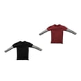 thumbnail image 1 of Camiseta de Manga Larga Doble Pulgadas de Acción de Hombre 2 Piezas Perfke Camiseta de Figura de Acción Masculina, 1 of 9