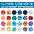 thumbnail image 4 of U8MO 1824~1920pc/box 24 Colors 8mm Handmade Polymer Clay Flat Round Disc Heishi Beads, 4 of 6
