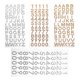 thumbnail image 5 of Self Adhesive Letters Stickers Alphabet Decal For Crafting Decorating Planners Photo Albums White 4 Sheets, 5 of 5