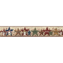 York Wallcoverings Decorative Stars Removable Wallpaper Border