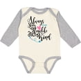 thumbnail image 3 of Inktastic Always Stay Humble and Kind Boys or Girls Long Sleeve Baby Bodysuit, 3 of 5