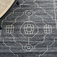 thumbnail image 6 of SAFAVIEH Kilim Adair Geometric Area Rug, Black/Ivory, 5' x 8', 6 of 10