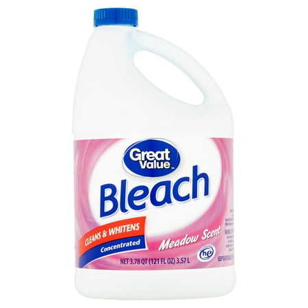 Great Value Bleach, Meadow Scent, 121 oz