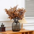 thumbnail image 5 of JAKY-Global Babys Breath Silk Artificial Flowers 6 Bundle European Fake Flowers Decor Wedding Party Fall Stems Decoration Bouquets DIY Home Garden,Farmhouse,Living Room Decor (Beige Brown-6pcs), 5 of 10
