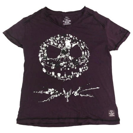 Nightmare Before Christmas Women's and Women's Plus Short Sleeve Sleep Top