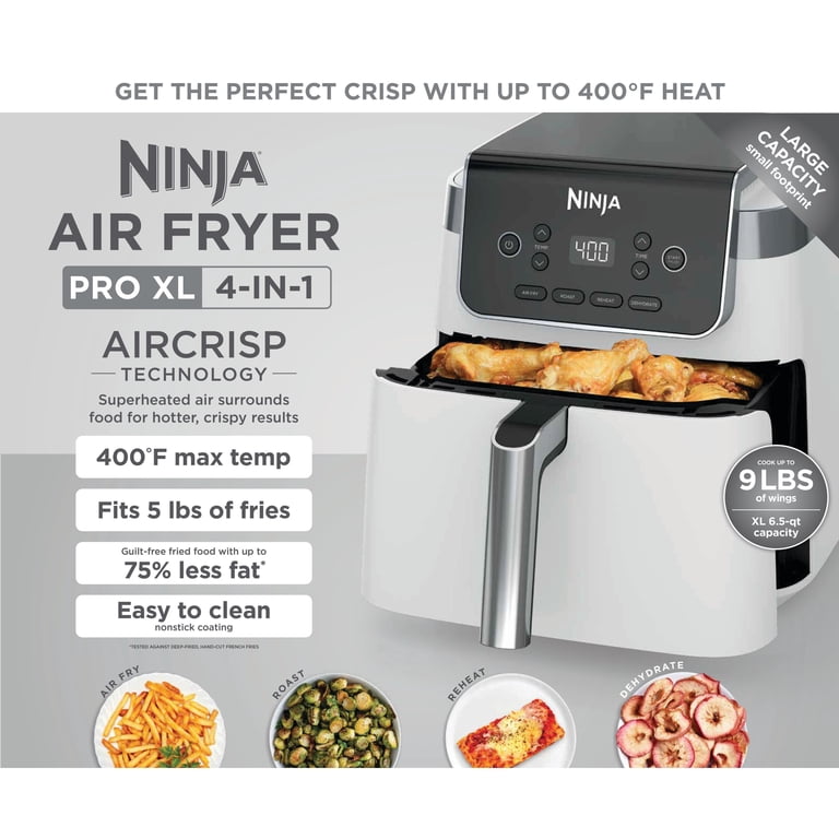 Ninja Air Fryer Pro XL 6.5-Qt, 4-in-1, Air Crisp Technology