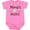 Raspberry, variant on Inktastic Mimi's Favorite- Heart Grandchild Boys or Girls Baby Bodysuit
