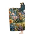 thumbnail image 3 of cpengpj Custom Photo Personalized Hooded Fleece Blanket, Soft Flannel Travel Wrap, L Size 200x150cm, 3 of 9