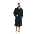 thumbnail image 3 of North 15 Mens Plush Soft Warm Fleece Bathrobe - Mid-Blue-One size, 3 of 5