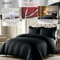 thumbnail image 5 of 3 Sided Zipper Duvet Cover Set Easy to Use Home & Hotel Soft Microfiber 3 PCS 1-Duvet Cover & 2- Pillow Sham No Comfoter California King_90 X 104 Inch, 5 of 6