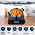 thumbnail image 2 of Parrilla de Inducción, Estufa de Inducción 1200W con Sensor Táctil y Pantalla LCD, 2 of 8
