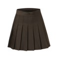 thumbnail image 4 of Sngxgn Womens High Waist Bodycon Mini Short Skirt with Slit(Khaki,M), 4 of 5