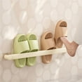 BFSAUHA Household Bath Towel Rack Bathroom Storage Slippers Rack Toilet