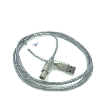 Blue Blueberry Microphone Cable Kentek 6 Feet FT USB PC Cable Cord For BLUE MICROPHONE SNOWBALL iCE USB Condenser Clear ()