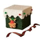 thumbnail image 4 of Caja de regalo de Navidad, bolsa de franela para envolver regalos, caja de dulces artesanal, decoración navideña para fiesta temática de de Verde con tapa blanca, 4 of 8