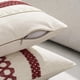 thumbnail image 5 of Fundas de almohada MIULEE Christmas Burgundy Boho, 30 x 50 cm, algodón, 5 of 7