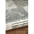 thumbnail image 4 of Linon Home Decor Elegance Area Rug Collection, Gray and Turquoise, 5' x 7'3", 4 of 6