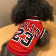 thumbnail image 3 of ropa para perros camiseta para mascotas, chaleco para perros camiseta de baloncesto fresca, ropa de verano para perros MFZFUKR CPB-YY863-2, 3 of 5