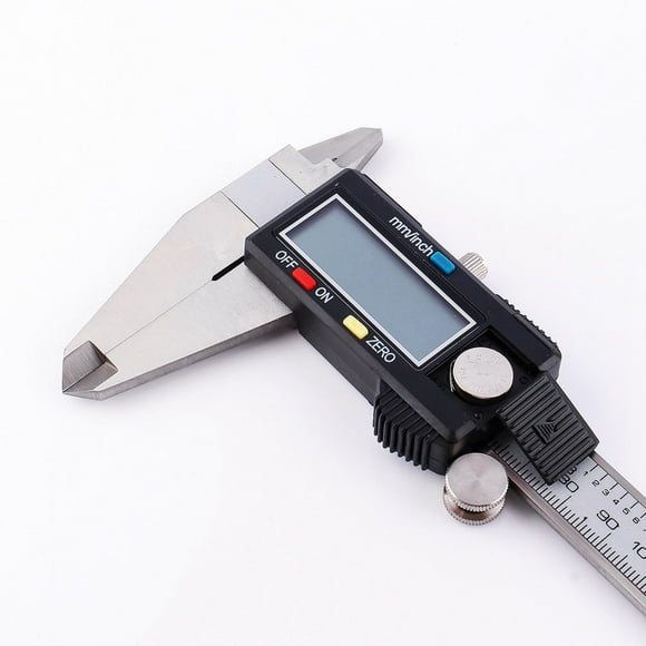 Herwey Digital Vernier Caliper, 200MM Electric Stainless Steel Depth Gauge Measuring Tools, Digital Vernier Dial Caliper Gauge Micrometer