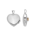 thumbnail image 2 of 1/4 Carat (Ctw) Citrine Heart Locket Pendant Necklace in Sterling Silver with Chain for Women, 2 of 6