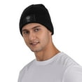 thumbnail image 5 of XMXT Winter Casual Beanie Hats for Men Women, Dazzling Skull Neon Print Unisex Adult Cap Warm Daily Knit Hat Skull Caps, Black, 5 of 9