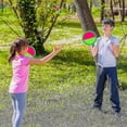 thumbnail image 2 of Kids Outdoor Toys, Toss And Catch Ball Set, Outside Yard Games For Kids With 6 Paddles 3 Balls Paddle Game Set Playground Sets For Backyard Sports Out, 2 of 5